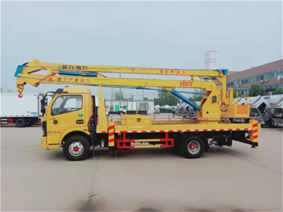 東風18米單排折臂高空作業車 城市高空作業的得力助手