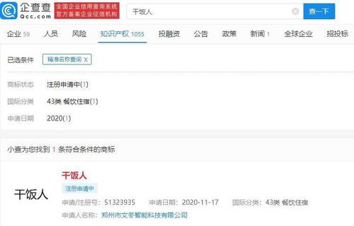 干飯人商標申請 智能科技公司的信息系統(tǒng)集成新機遇